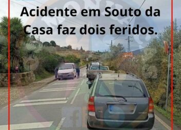 Dois veículos ligeiros de passageiros colidiram esta manhã de sexta-feira na EN2