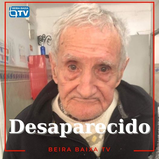 Idoso desaparecido em Elvas