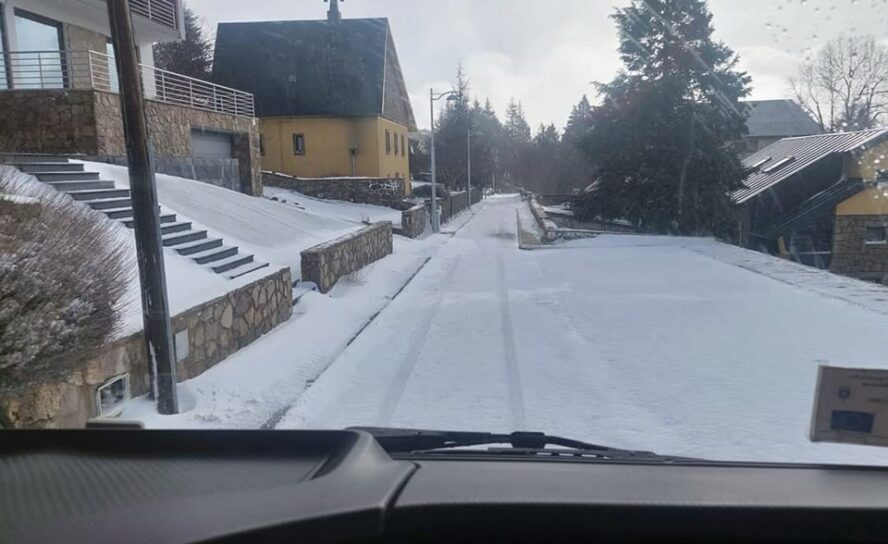 Já neva na Serra da Estrela