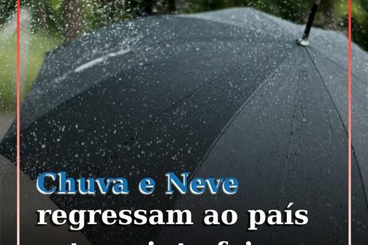 O Instituto Português do Mar e da Atmosfera (IPMA) revelou que os aguaceiros pre