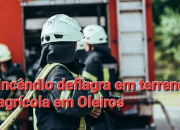 O alerta para um foco de incêndio num terreno agrícola na localidade de Pêro Cab