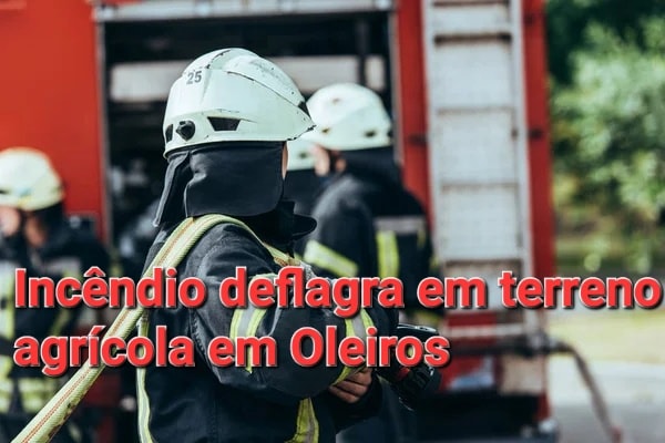 O alerta para um foco de incêndio num terreno agrícola na localidade de Pêro Cab