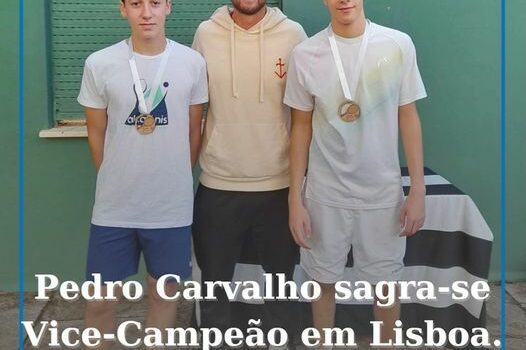 O atleta Pedro Carvalho, que representa o Alcatenis Sport Clube - Alcains, estev