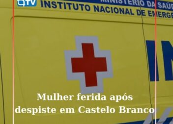 O despiste de um velocípede provocou ferimentos ligeiros numa mulher de 47 anos