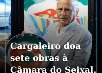 O pintor e ceramista Manuel Cargaleiro doou sete das suas obras à Câmara Municip