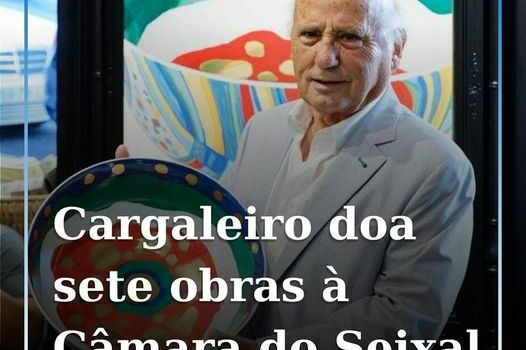 O pintor e ceramista Manuel Cargaleiro doou sete das suas obras à Câmara Municip