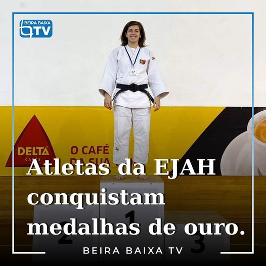 Os atletas da Escola de Judo Ana Hormigo (EJAH) Adriana Torres (-63Kg) e João Al