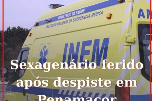 Um homem de 68 anos de idade ficou ferido depois de ter perdido o controlo do au