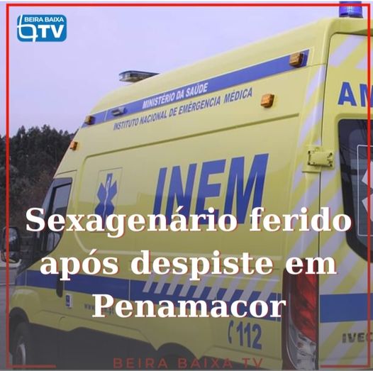 Um homem de 68 anos de idade ficou ferido depois de ter perdido o controlo do au