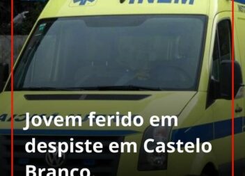 Um jovem com cerca de 20 anos de idade, ficou ferido após o automóvel em que seg