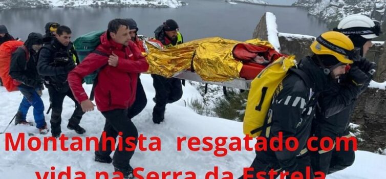 Um montanhista foi resgatado este domingo na Serra da Estrela