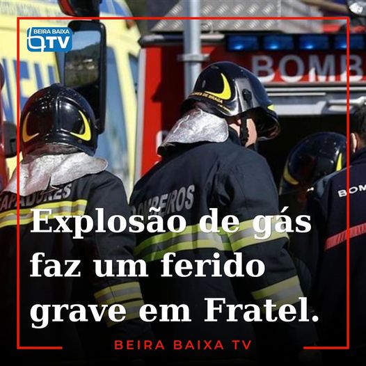 Uma garrafa de gás de campismo explodiu no interior de um veículo pesado no parq