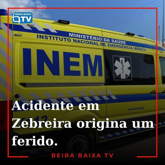 Uma mulher de 50 anos ficou ferida na sequência de uma colisão rodoviária entre
