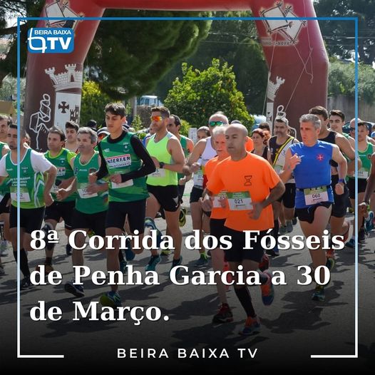 8ª Corrida dos Fósseis de Penha Garcia a 30 de março