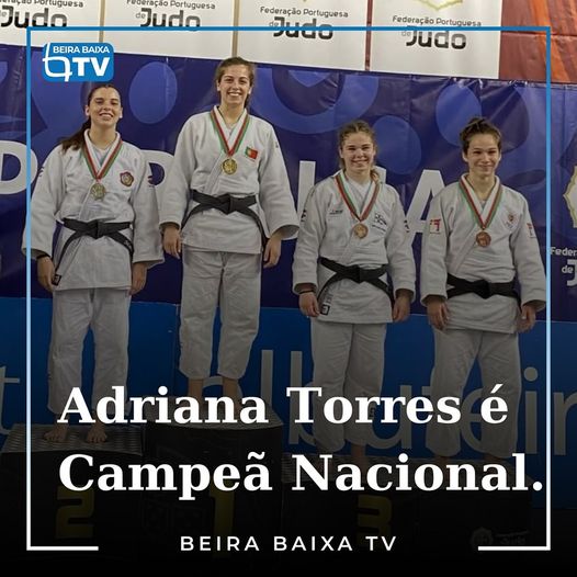 A atleta da Escola de Judo Ana Hormigo e natural de Castelo Branco