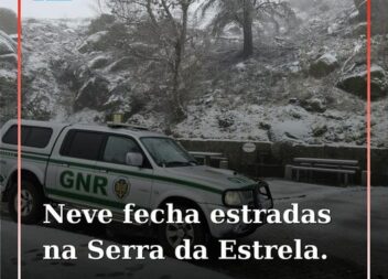 As estradas de acesso à Torre no maciço central da serra da Estrela estão encerr