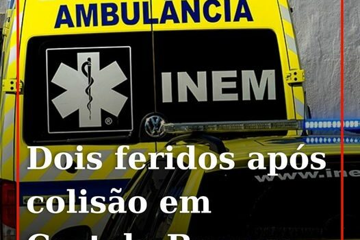 Dois automóveis colidiram de forma aparatosa esta sexta-feira na Av. Dia de Port