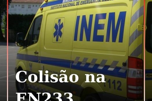 Dois veículos ligeiros de passageiros colidiram esta manhã de terça-feira na Est