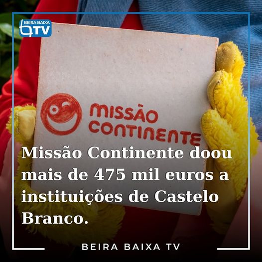 Em 2023, a Missão Continente doou mais de 475