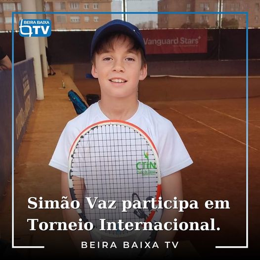 Jovem tenista idanhense participa em Torneio Internacional