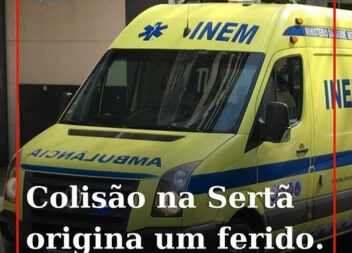 Mulher ferida após acidente na Sertã
