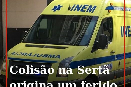 Mulher ferida após acidente na Sertã
