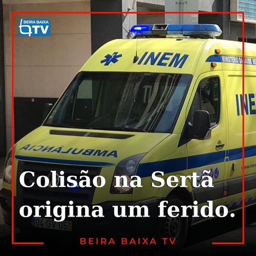 Mulher ferida após acidente na Sertã
