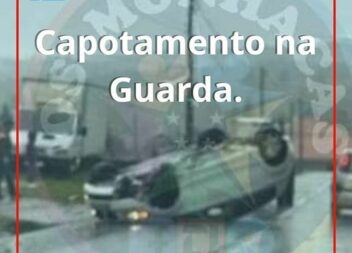 O alerta para um despiste seguido de capotamento em Vila Fernando, no concelho d
