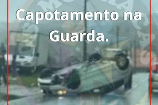 O alerta para um despiste seguido de capotamento em Vila Fernando, no concelho d