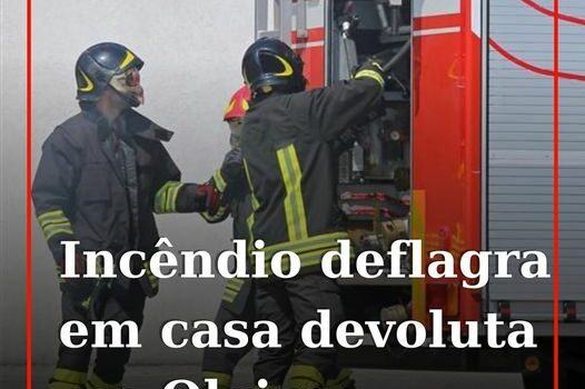 O alerta para um incêndio numa habitação degradada e devoluta na localidade de C