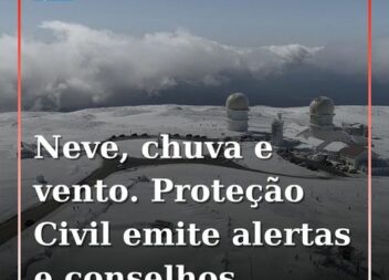 Próximas 48 horas vão trazer precipitação, queda de neve, vento e agitação marít
