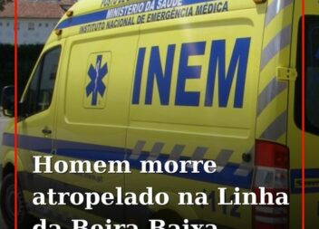 Um atropelamento ferroviário provocou a morte a um homem