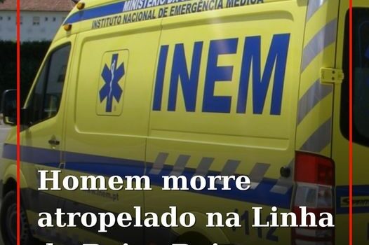 Um atropelamento ferroviário provocou a morte a um homem