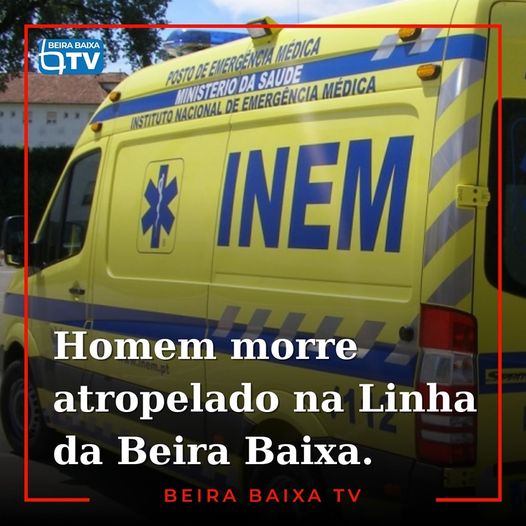Um atropelamento ferroviário provocou a morte a um homem