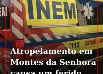 Um homem foi atropelado por uma máquina agrícola esta manhã de Sábado