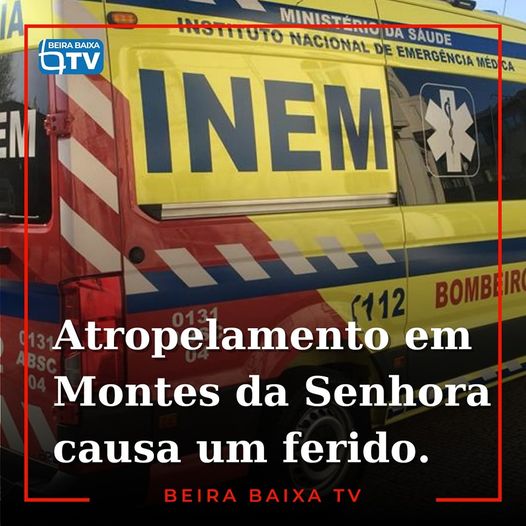 Um homem foi atropelado por uma máquina agrícola esta manhã de Sábado