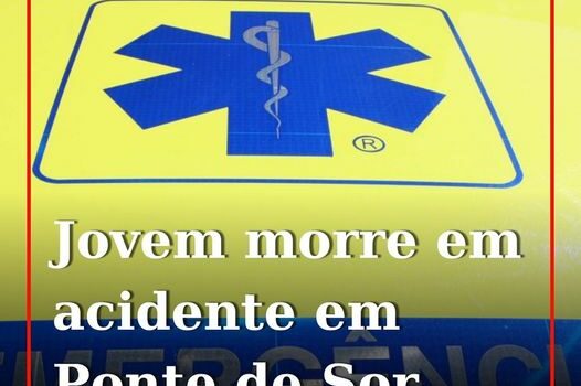 Um jovem motociclista, de 20 anos, morreu atropelado quinta feira à noite por um