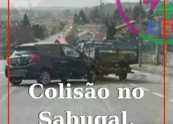 Um veículo ligeiro de passageiros e um ligeiro de mercadorias