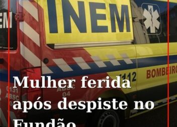 Uma mulher de 52 anos ficou ferida na sequência de um despiste de um veículo lig