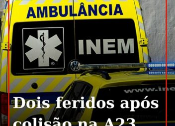 Acidente na A23 provoca dois feridos