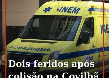Colisão na Covilhã origina dois feridos