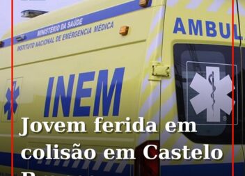 Dois automóveis colidiram esta manhã de sexta-feira no Bairro da Carapalha