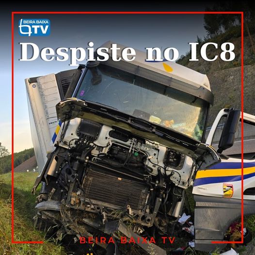 Dois feridos em despiste no IC8