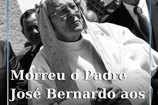 O Padre José Bernardo dos Santos, pároco de Nossa Senhora de Fátima