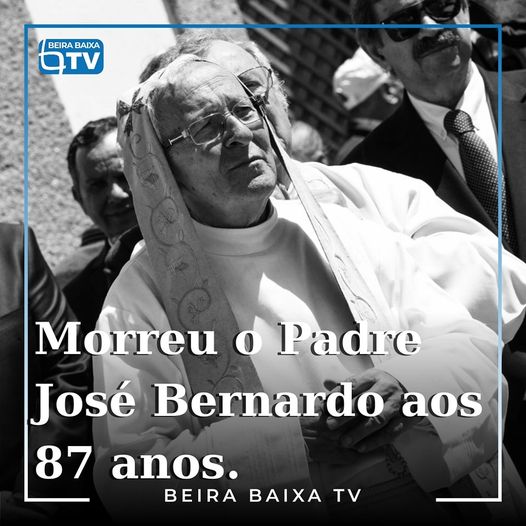 O Padre José Bernardo dos Santos, pároco de Nossa Senhora de Fátima