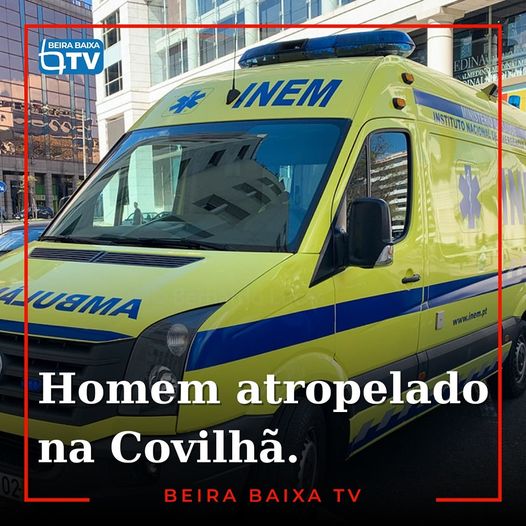 O alerta para um atropelamento ocorrido junto à Central de Camionagem