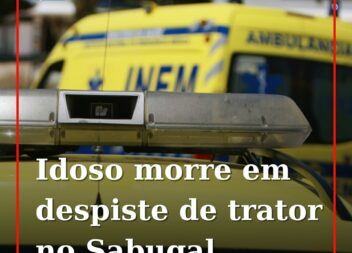 Um despiste de um trator agrícola acabou em tragédia para um homem de 84 anos qu