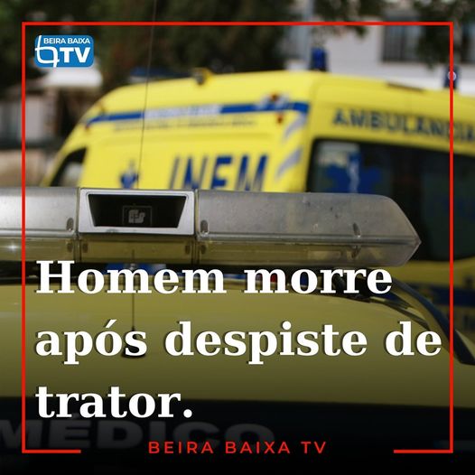 Um homem morreu esta quarta-feira na sequência de um despiste de um trator