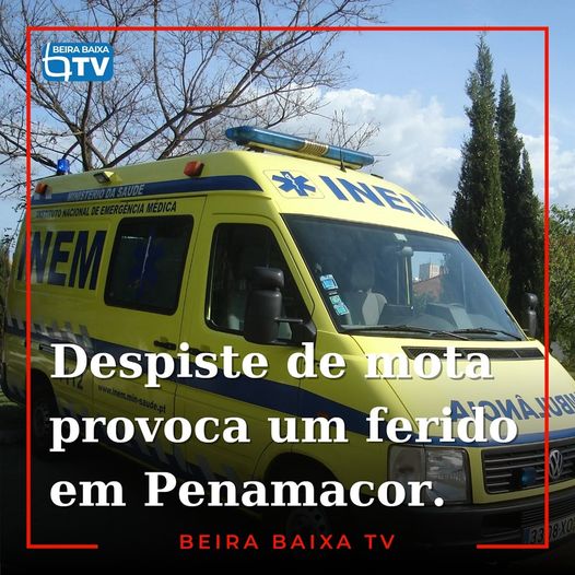 Um mulher ficou ferida esta manhã de domingo na sequência de um despiste de um m