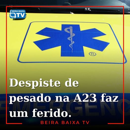 Um veículo pesado de mercadorias despistou-se na A23, ao km 72.5